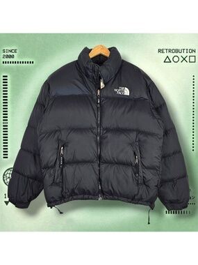 The North Face Nuptse 700 Series Puffer Coat Black Size L